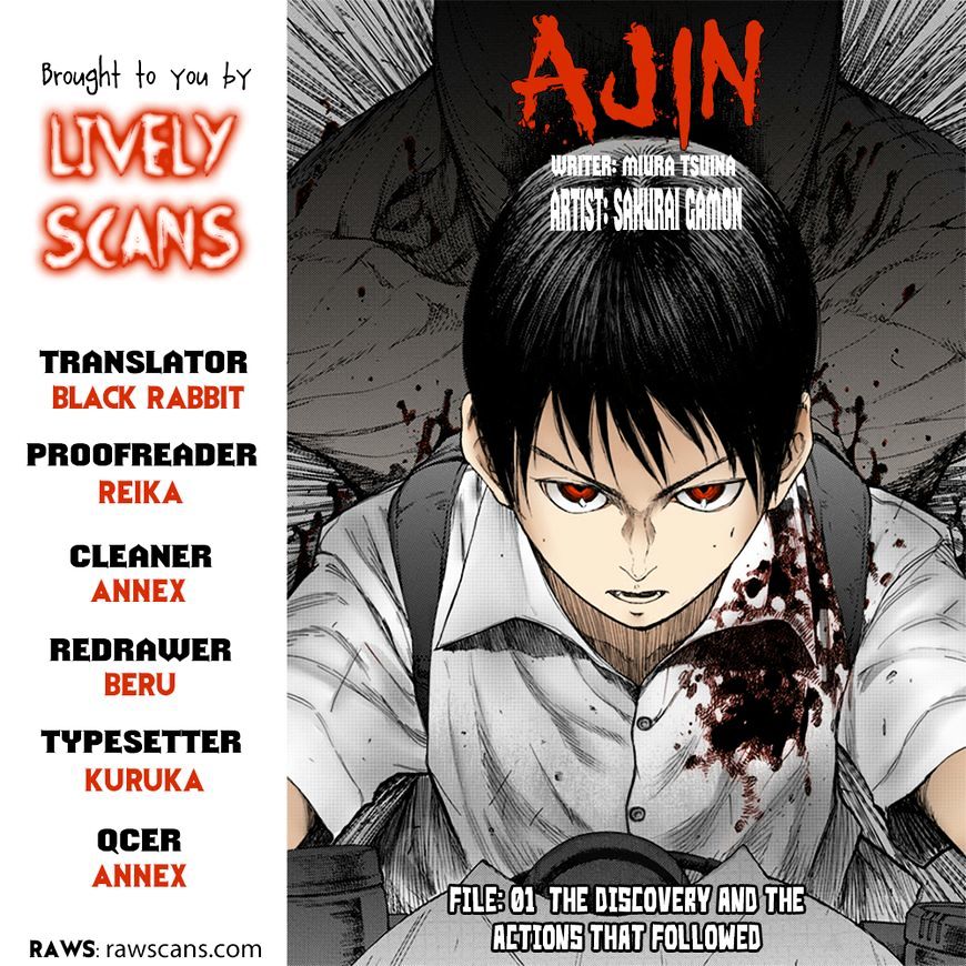 Ajin Chapter 1 image 01