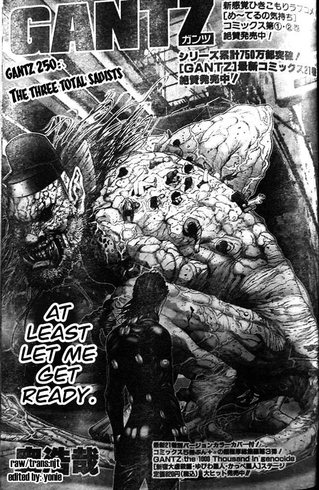 Gantz Chapter 250 image 01