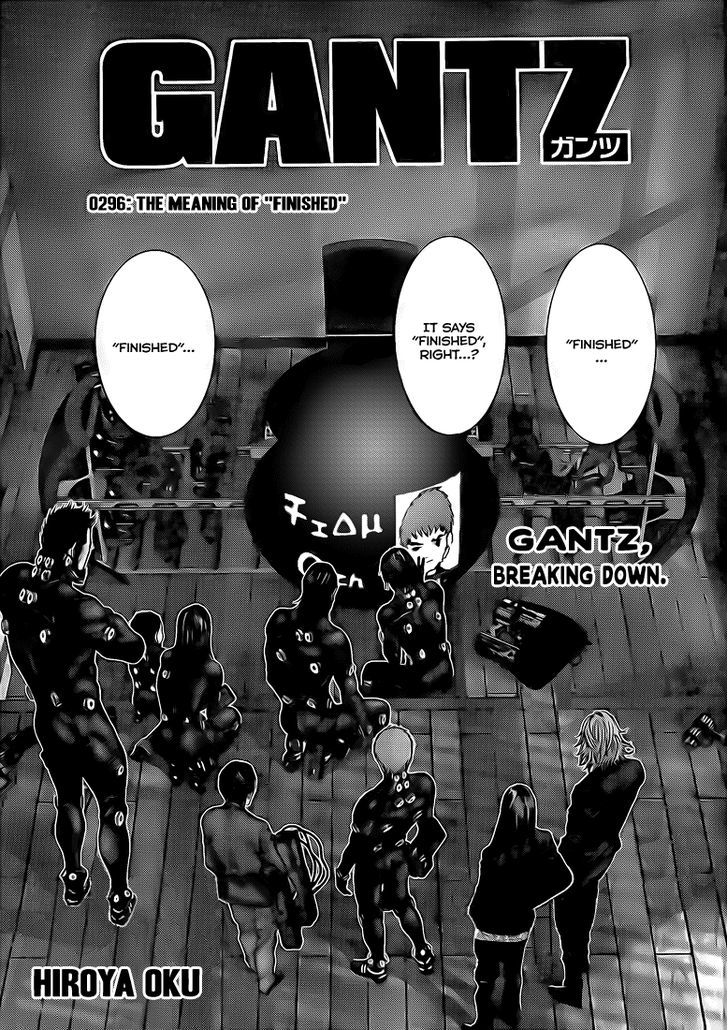 Gantz Chapter 296 image 01